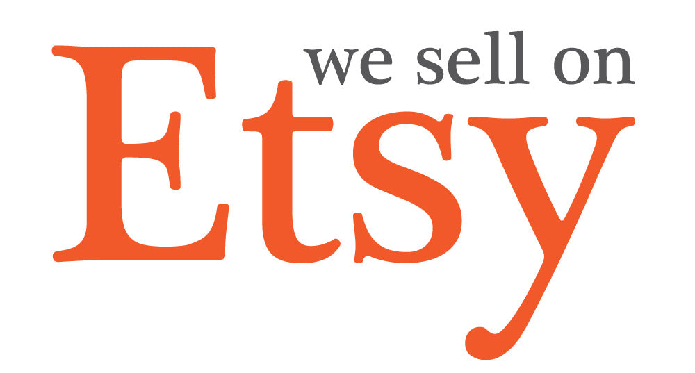 we sell on Etsy, logo