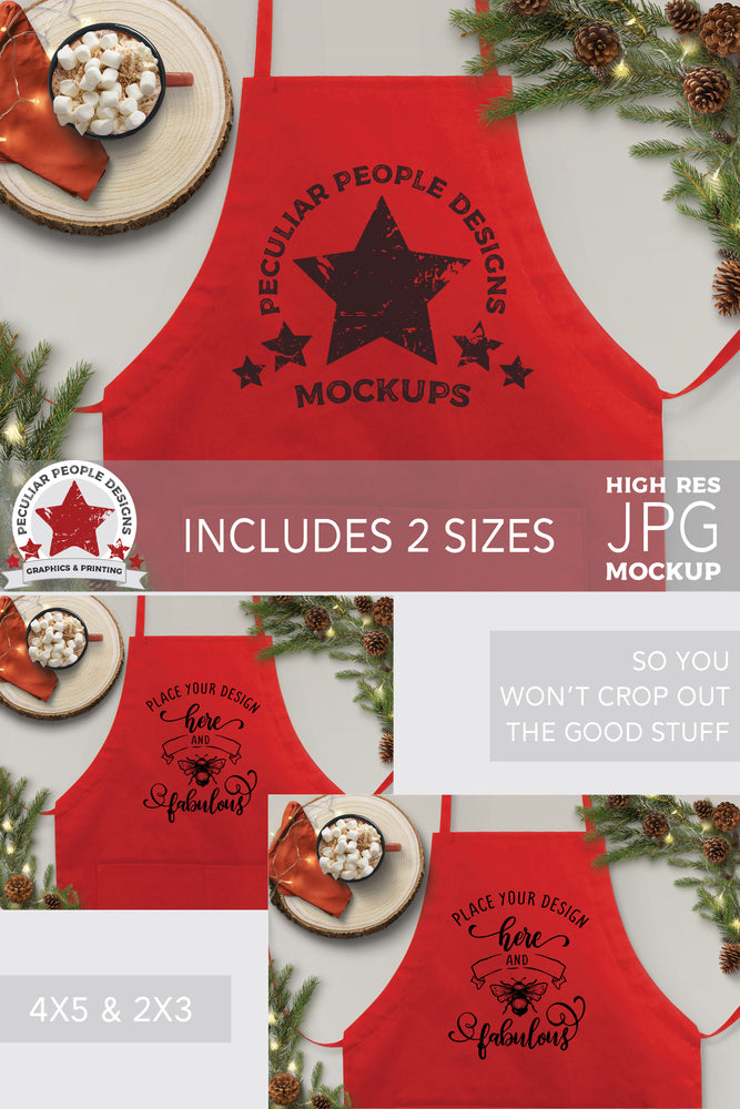 
                  
                    the apron mockup shown in the two included sizes, 4:5 and 2:3 
                  
                