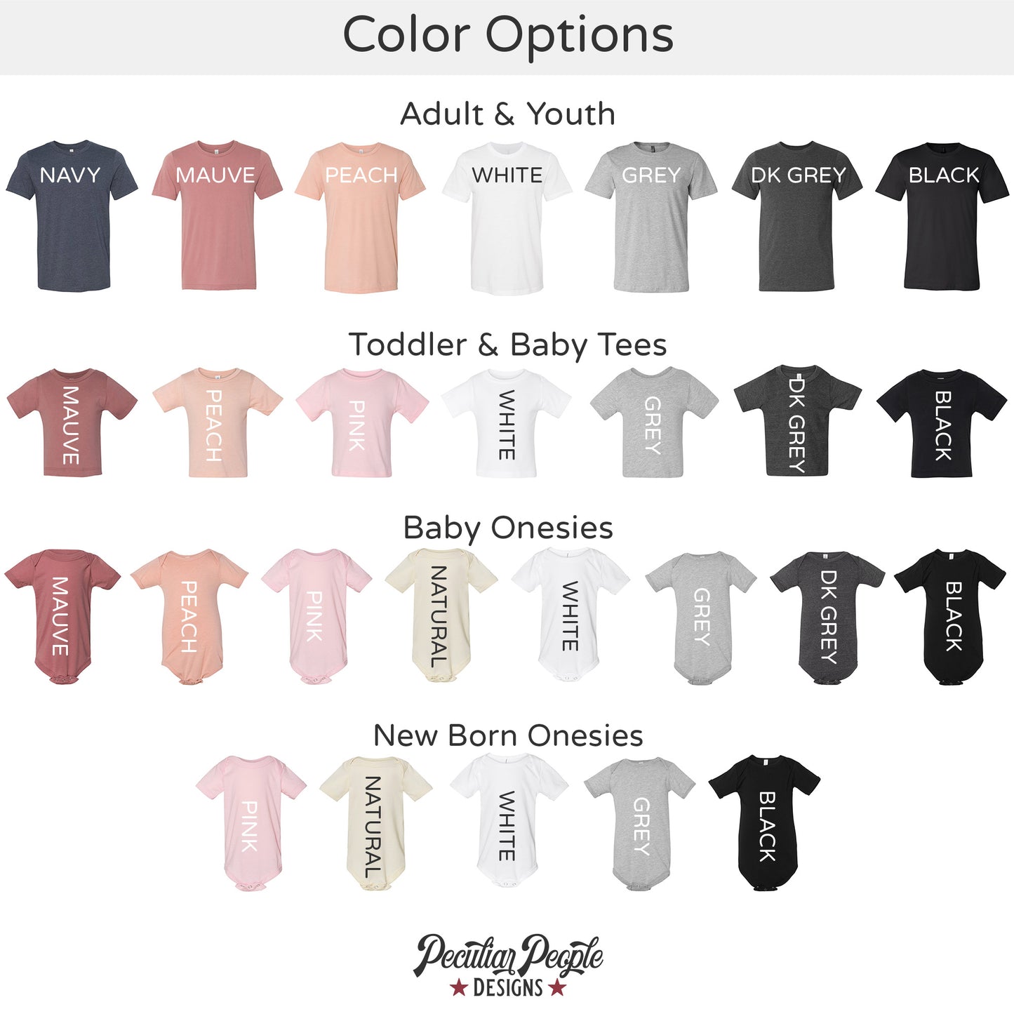 
                  
                    apparel color options
                  
                