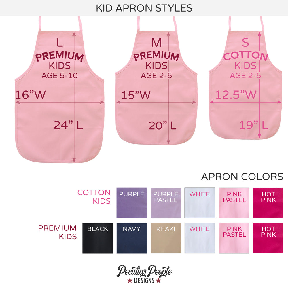 
                  
                    children's apron colors and styles
                  
                