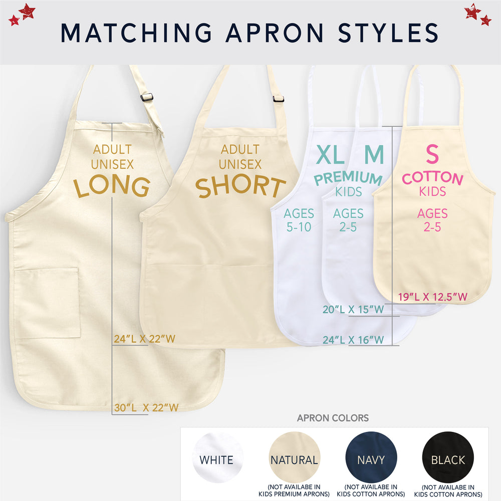 
                  
                    Apron colors and styles
                  
                