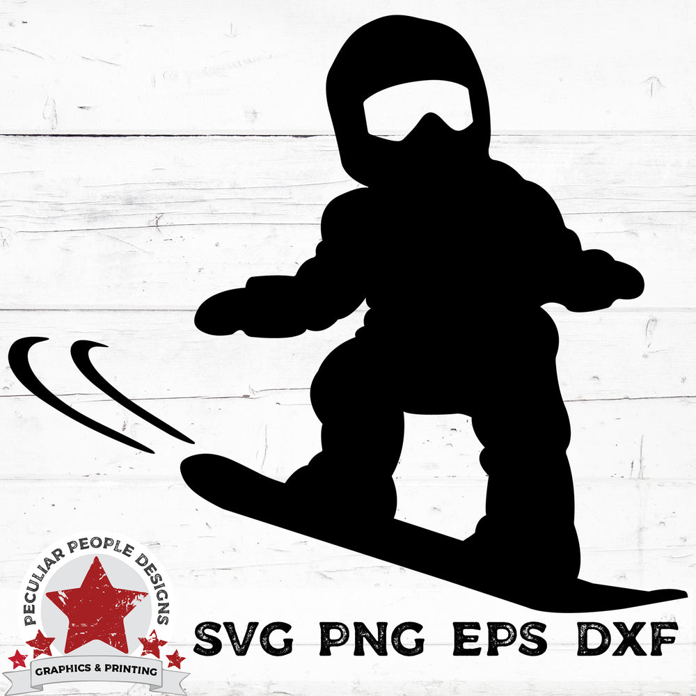 vector clipart of a baby on a snowboard