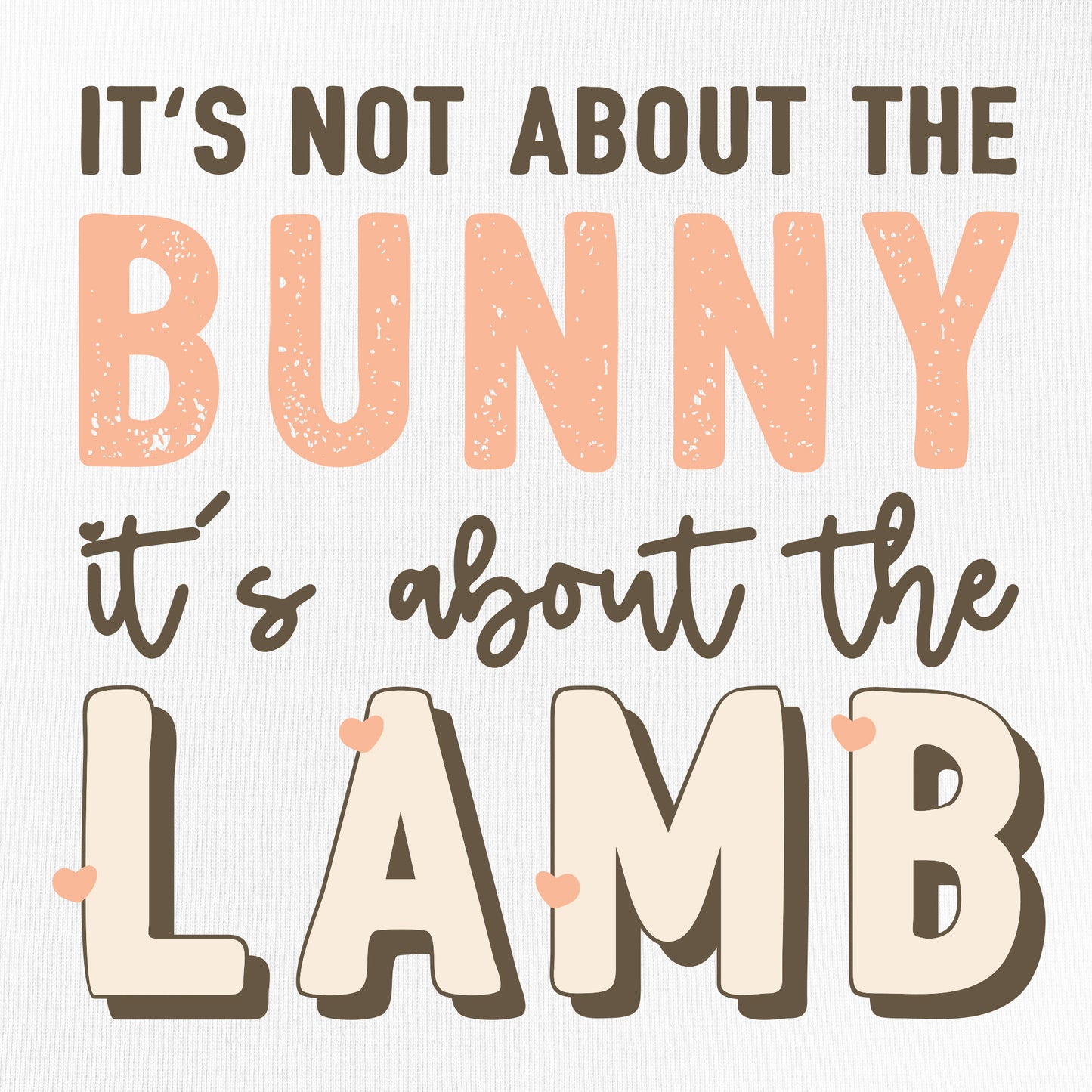 
                  
                    It's not about the bunny, it's about the lamb digital design
                  
                