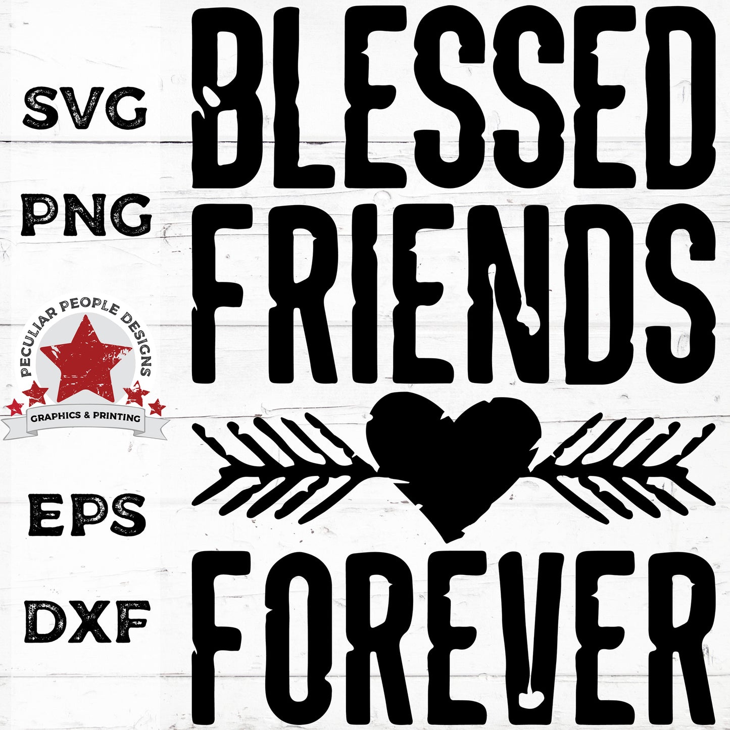 
                  
                    Blessed-Friends-Forever rustic heart-SVG by peculiar-people-designs
                  
                