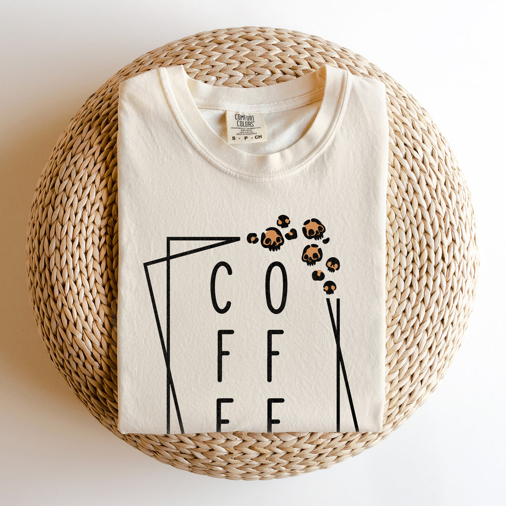 a coffee shirt in ivory