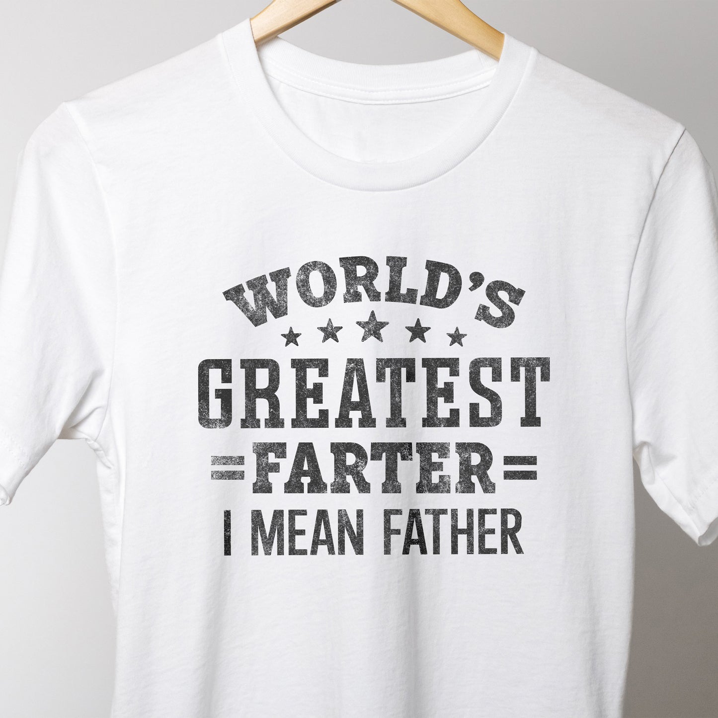 
                  
                    world's greatest farter shirt in white
                  
                