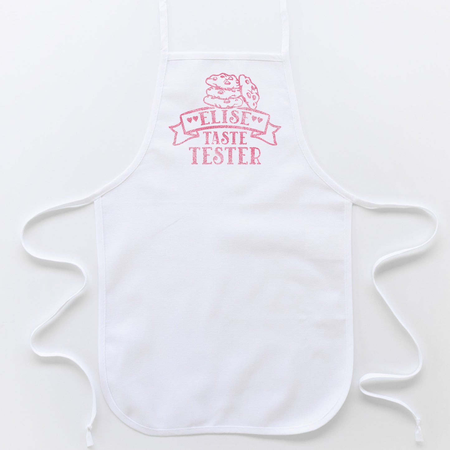 
                  
                    personalized kids mommy me baking apron in white
                  
                