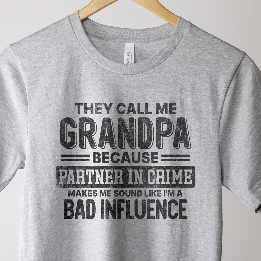 
                  
                    a partner in crime grandpa shirt in grey
                  
                