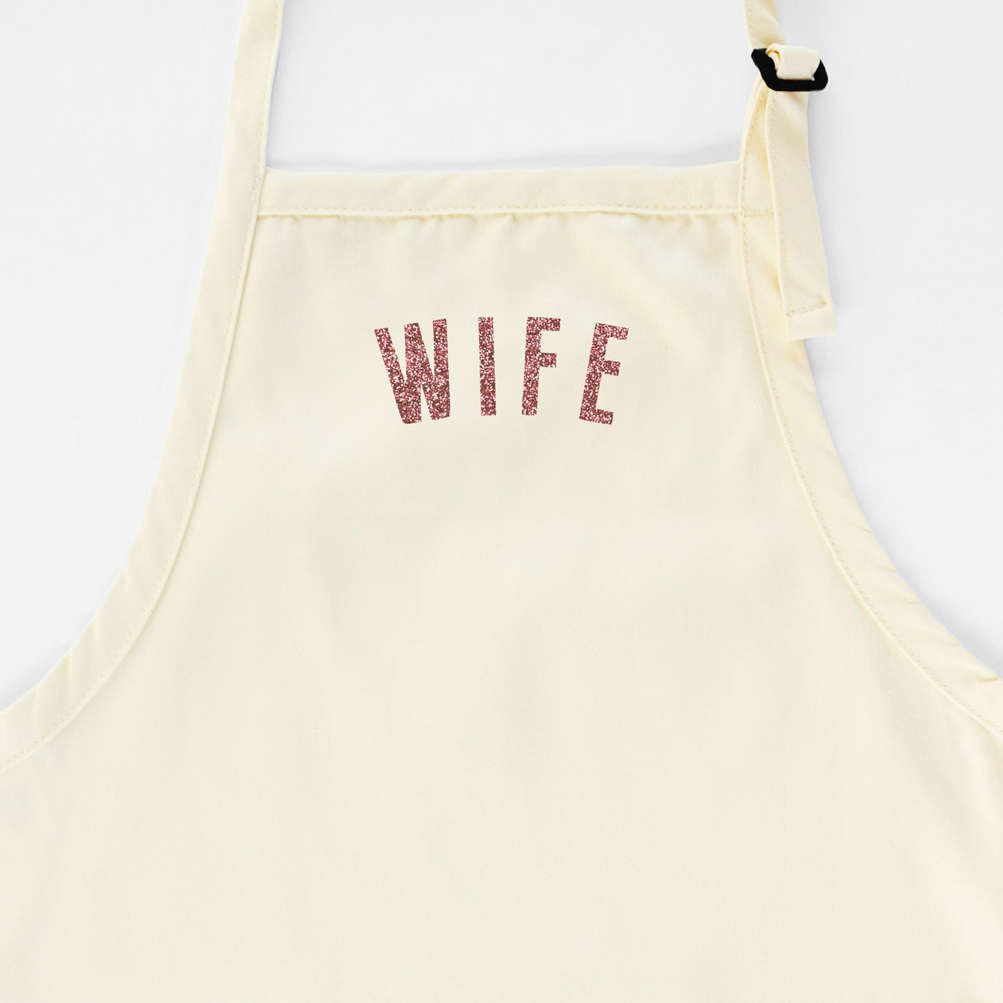 
                  
                    a personalized apron in natural
                  
                