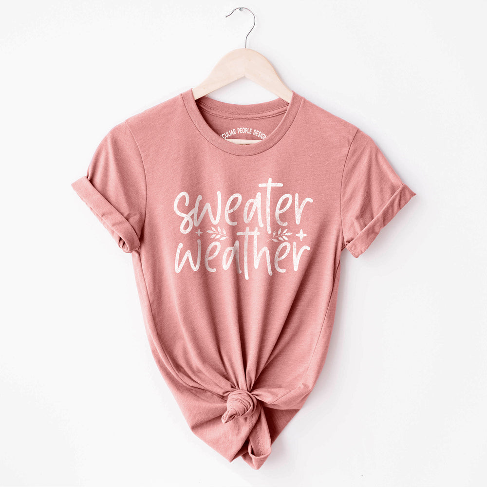 
                  
                     a sweater weather shirt in mauve
                  
                