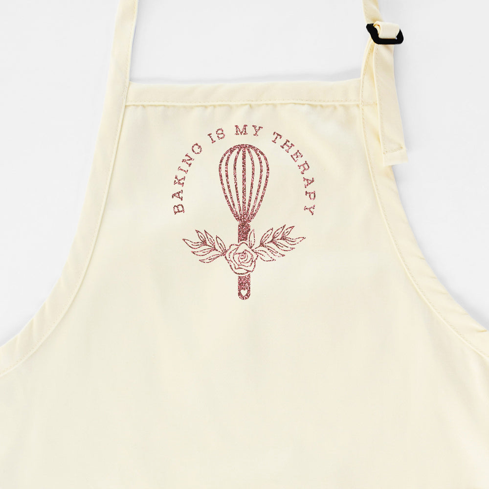 a customized chef apron in natural