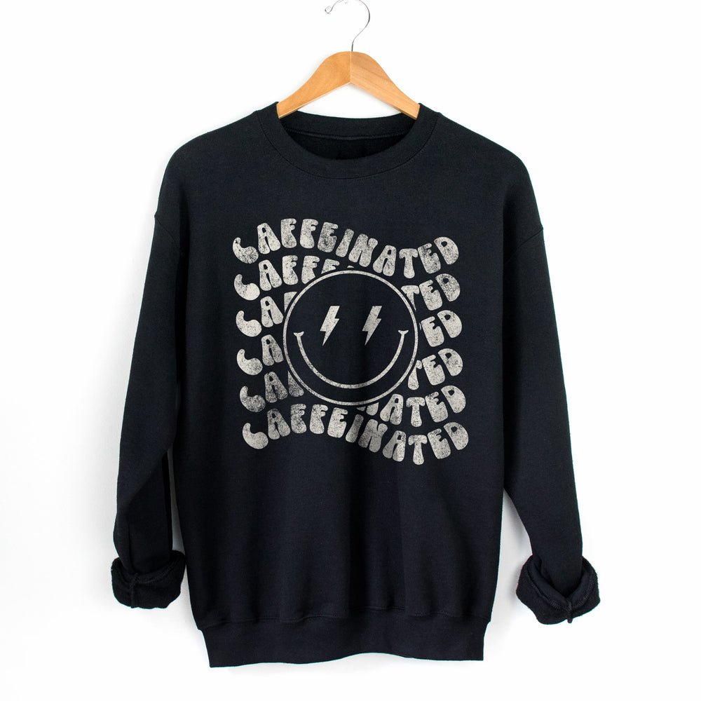 
                  
                    a caffeinated sweatshirt in black
                  
                