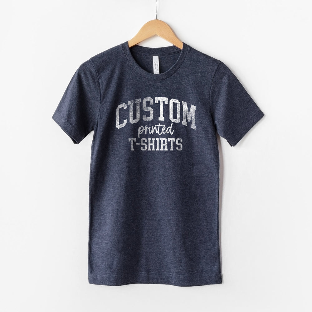 
                  
                    a hanging t-shirt in navy
                  
                