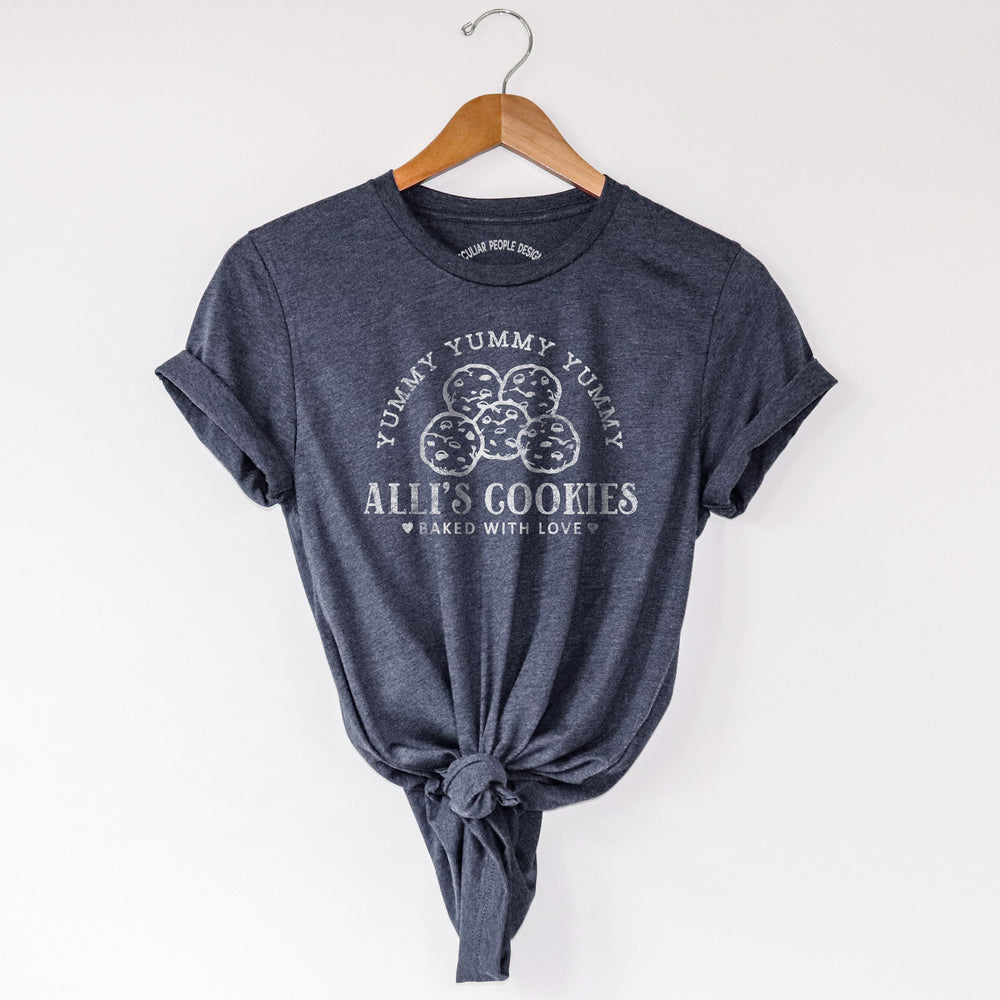 
                  
                    a personalized cookie baking shirt in navy
                  
                