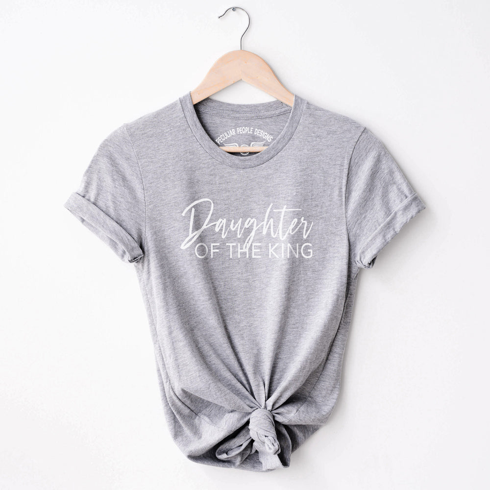 
                  
                     a Daughter of the king shirt in grey
                  
                
