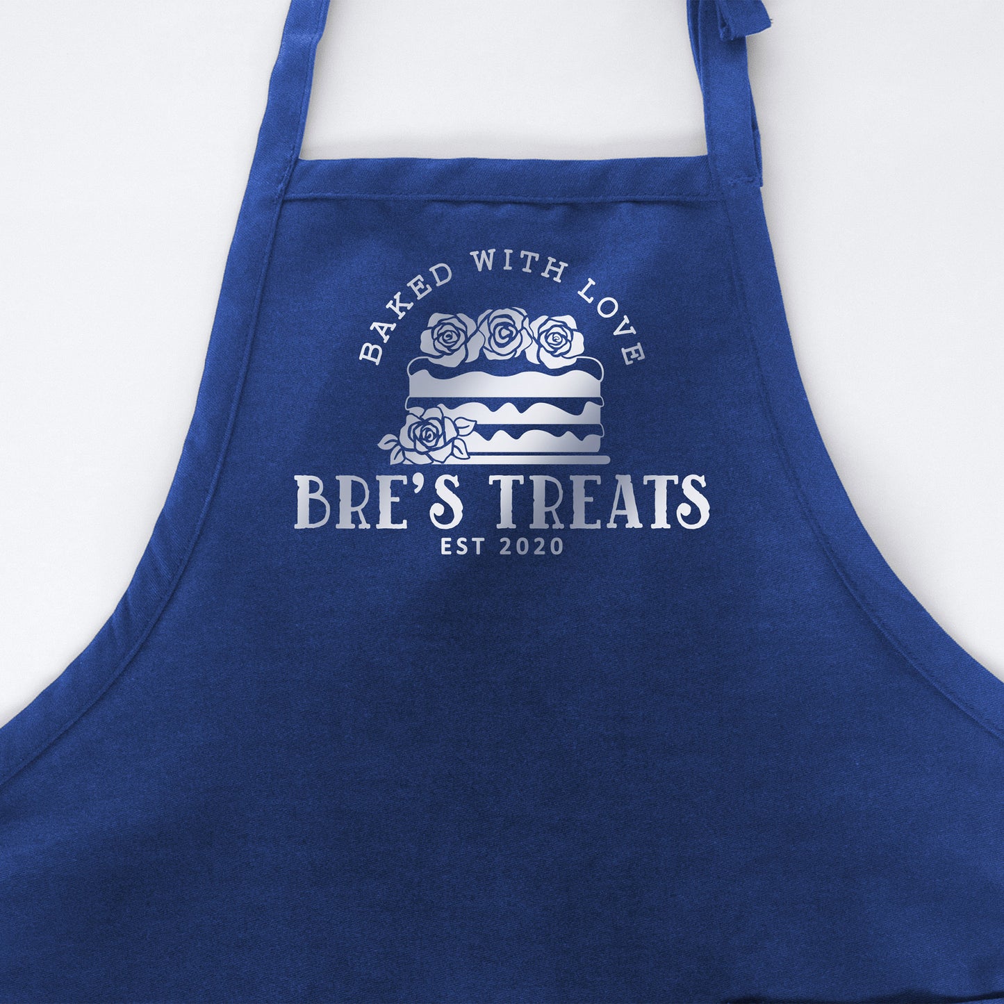 
                  
                    personalized Cake baking apron in royal
                  
                