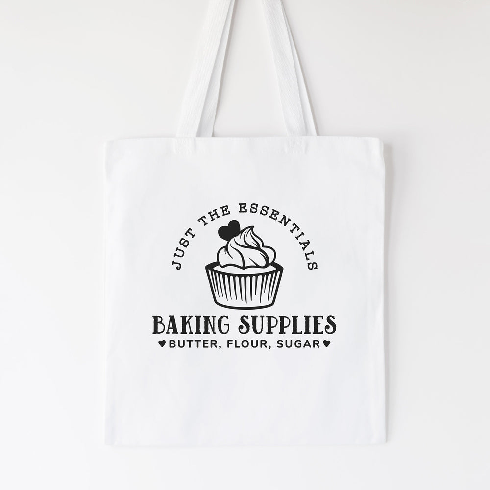 
                  
                    a personalized cupcake bakery tote in white
                  
                