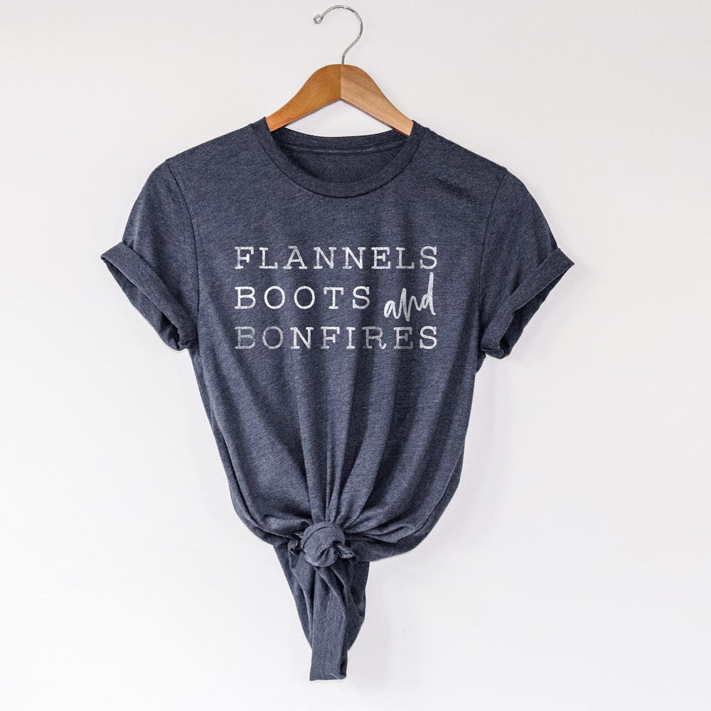 
                  
                    flannels, boots and bonfires shirt in navy
                  
                